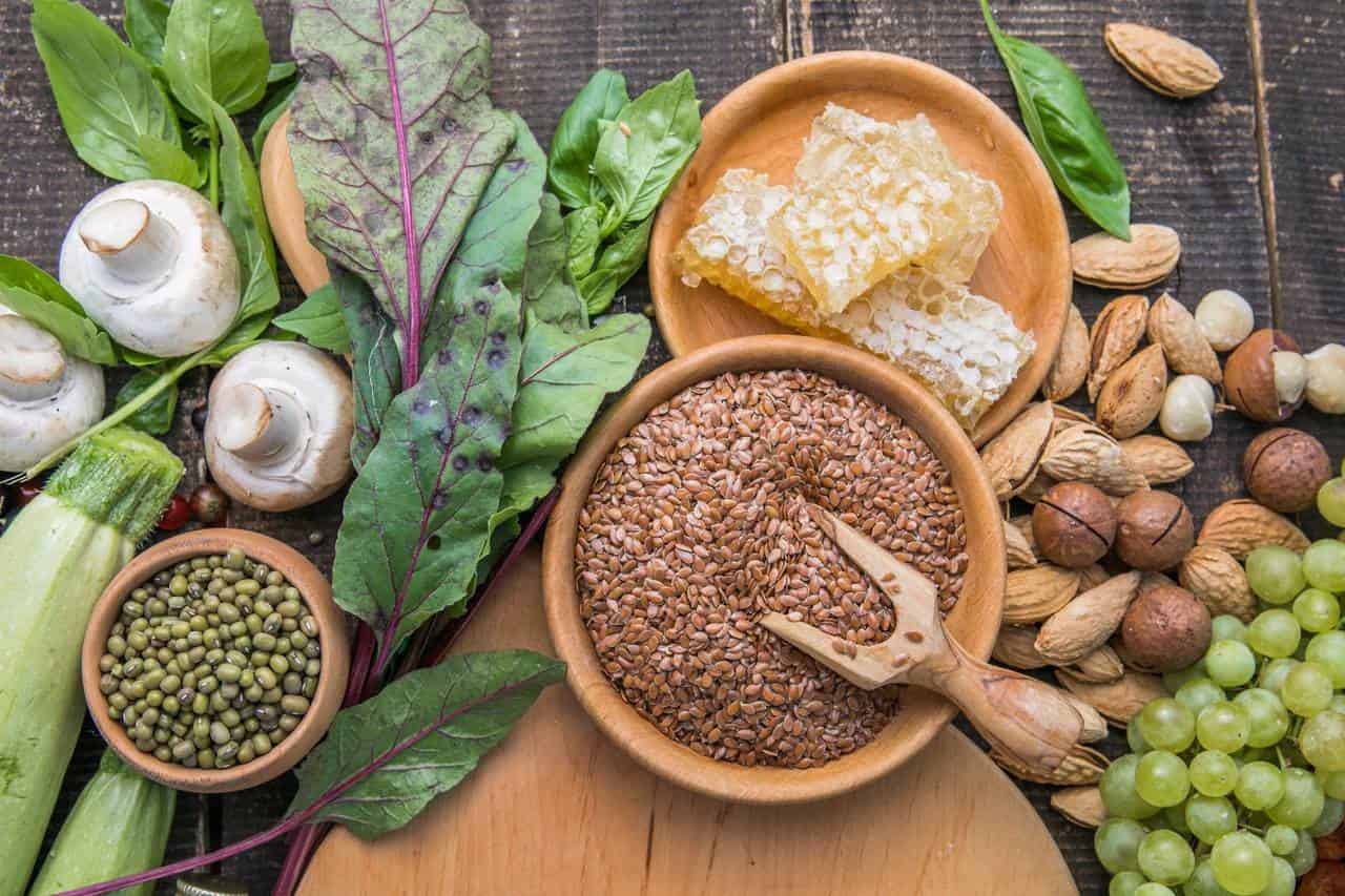 Ingredientes naturais com vitamina E